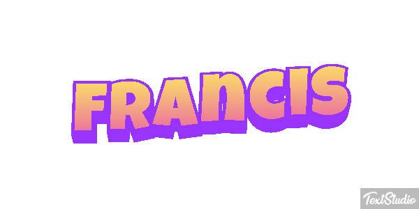 Francis Text effect