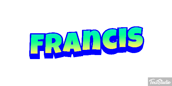 Francis Text effect