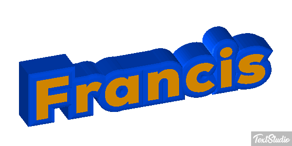 Francis Text effect