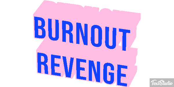 Burnout Revenge Efecto de texto