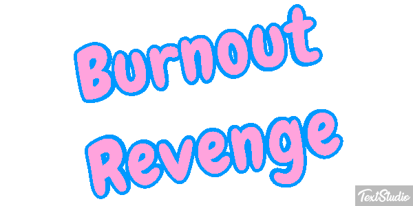 Burnout Revenge Efecto de texto