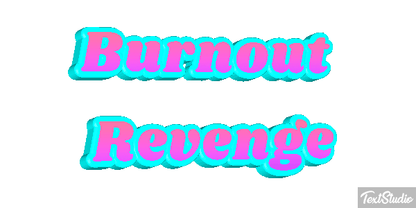 Burnout Revenge Efecto de texto