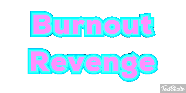 Burnout Revenge Efecto de texto