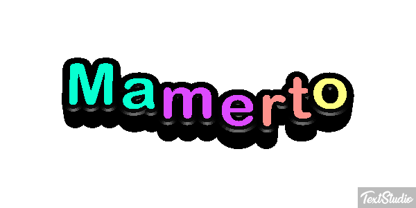 Mamerto テキスト効果