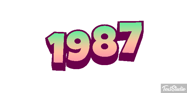 1987 Texteffekt