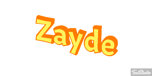 Zayde Text effect