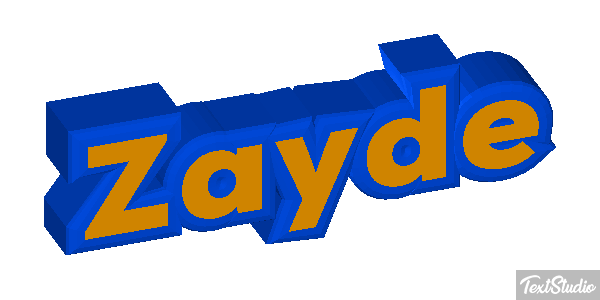 Zayde Text effect