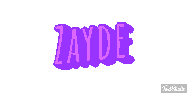 Zayde Text effect