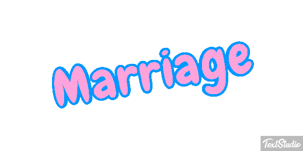 Marriage Text effect