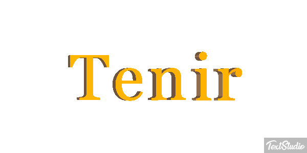 Tenir Effet de texte