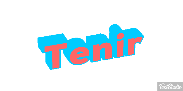Tenir Effet de texte