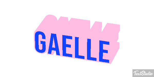 Gaëlle Text effect