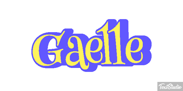 Gaëlle Text effect