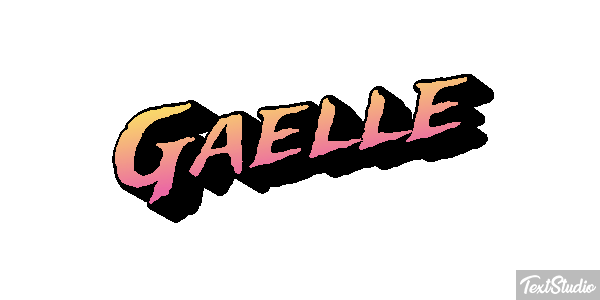 Gaëlle Text effect
