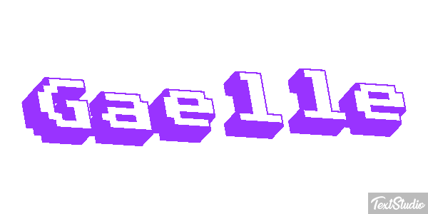 Gaëlle Text effect