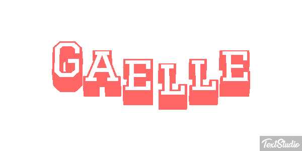 Gaëlle Text effect