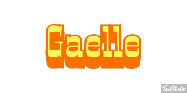 Gaëlle Text effect