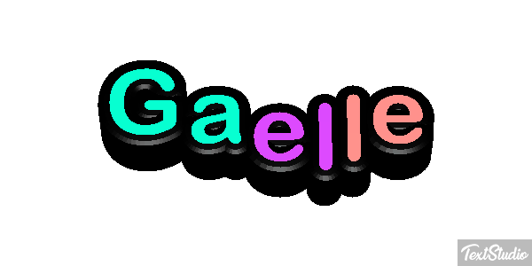 Gaëlle Text effect