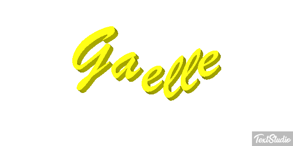 Gaëlle Text effect