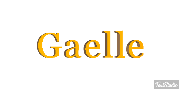 Gaëlle Text effect