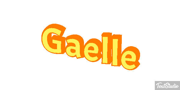 Gaëlle Text effect