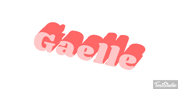 Gaëlle Text effect