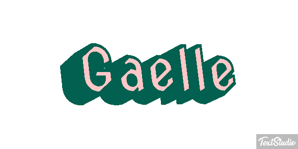 Gaëlle Text effect