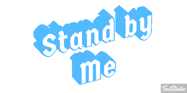 Stand by Me Tekst effect