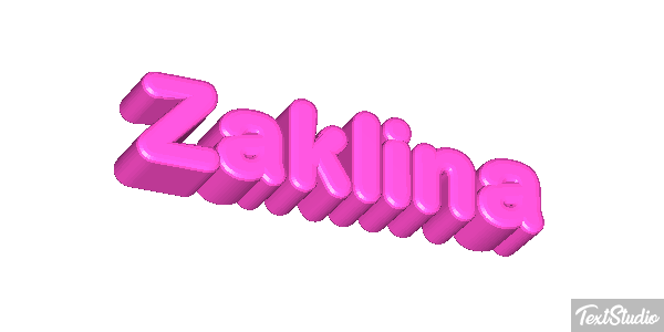 Żaklina Text effect