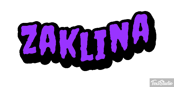 Żaklina Text effect