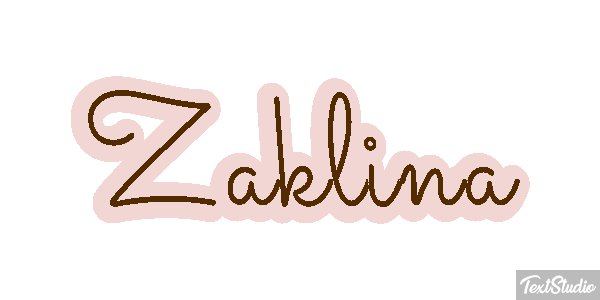 Żaklina Text effect