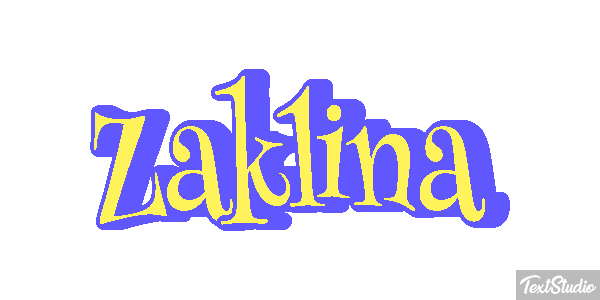 Żaklina Text effect