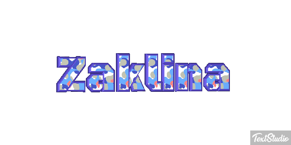Żaklina Text effect