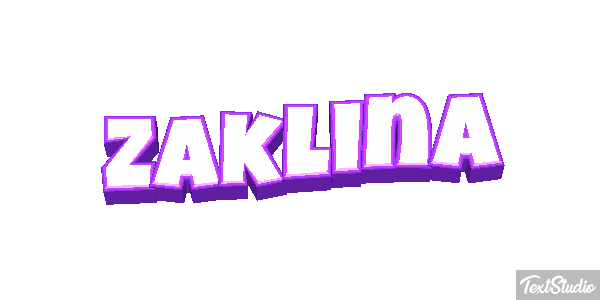 Żaklina Text effect