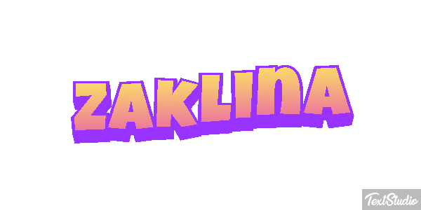 Żaklina Text effect
