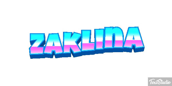 Żaklina Text effect