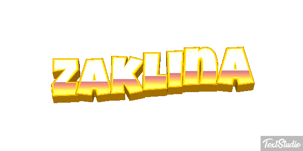 Żaklina Text effect