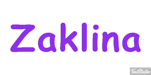 Żaklina Text effect