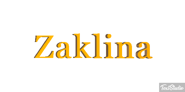 Żaklina Text effect