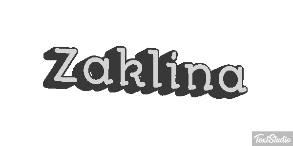 Żaklina Text effect