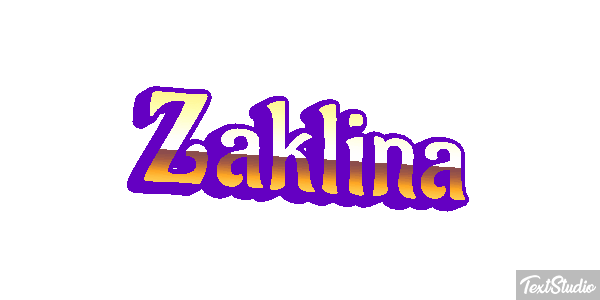 Żaklina Text effect