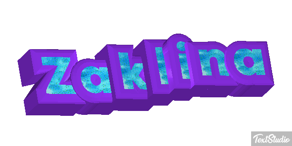 Żaklina Text effect
