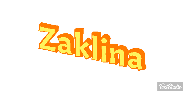 Żaklina Text effect