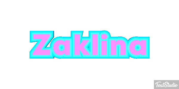 Żaklina Text effect