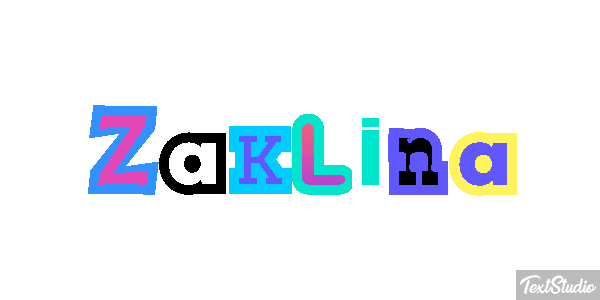 Żaklina Text effect