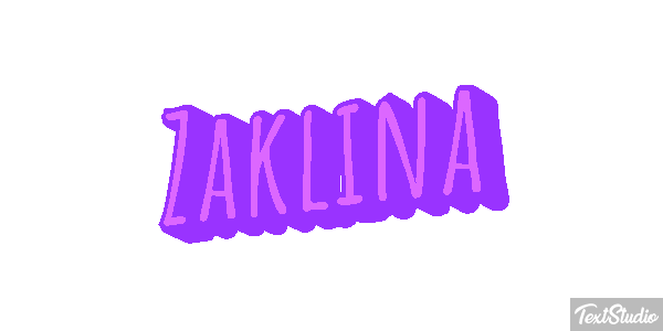 Żaklina Text effect