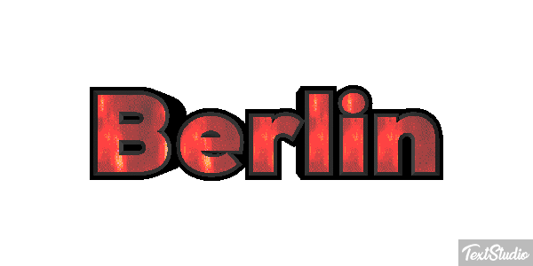 Berlin Efecto de texto