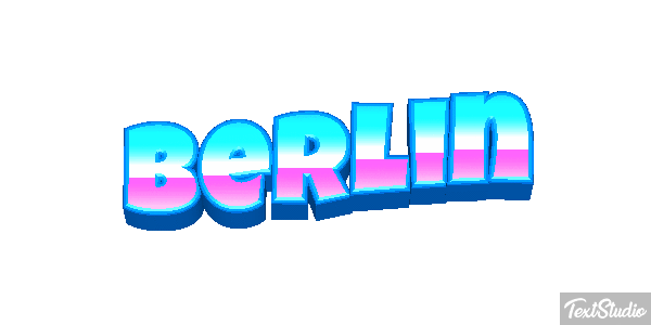 Berlin Efecto de texto