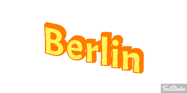 Berlin Efecto de texto