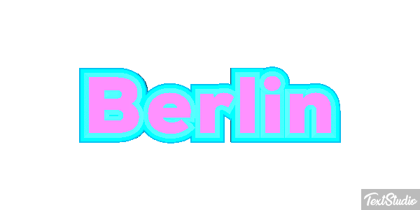 Berlin Efecto de texto